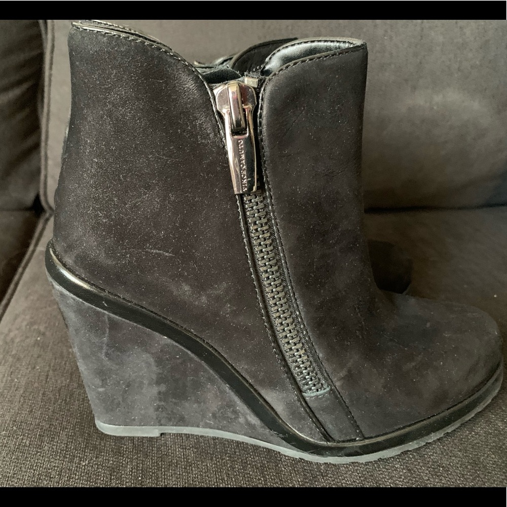 Vince Camuto Suede Black Booties